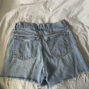 Eddie Bauer distressed jean shorts